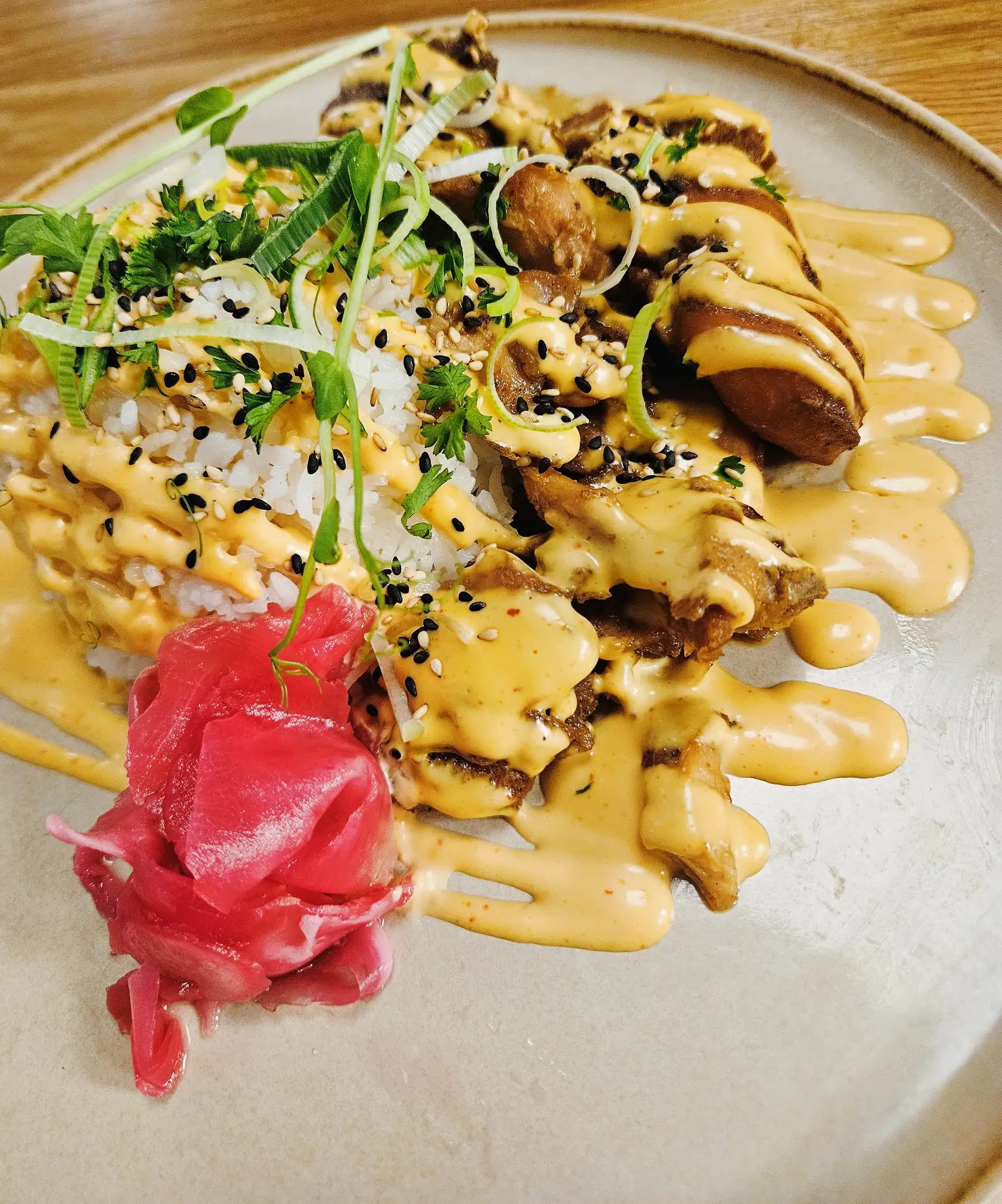 Asiatisk Kycklingtallrik